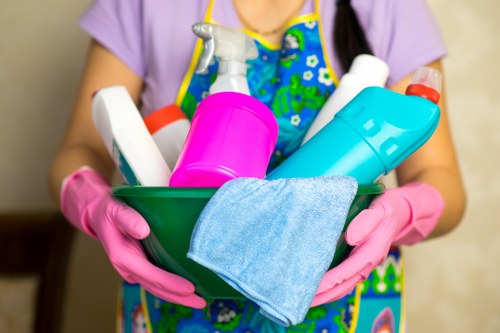 Local carpet cleaning specialists in Kensal Green assessing carpet condition