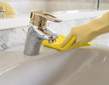 Accessibility request support concept for a local cleaning business website